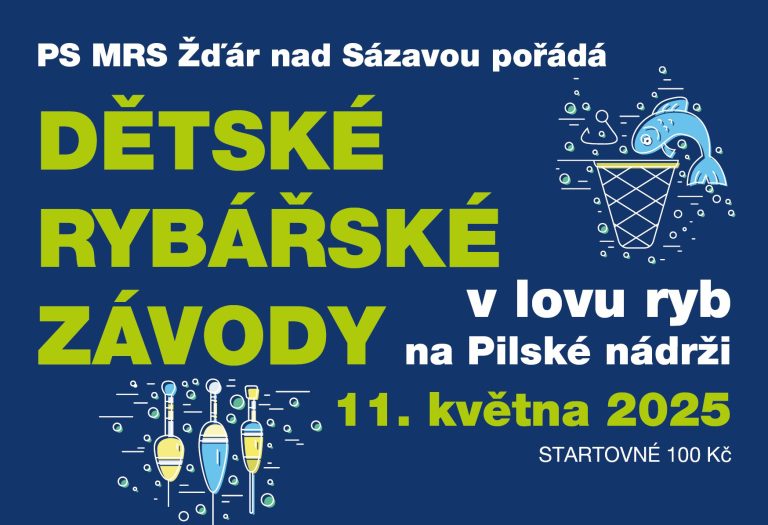 Pozvánka na dětské rybářské závody
