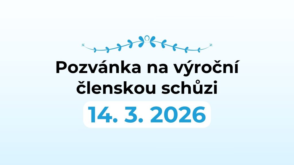 Pozvánka na výroční členskou schůzi (14. 3. 2026)